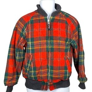 Vintage Lakeland Hockey Bomber Jacket Mens Size 42